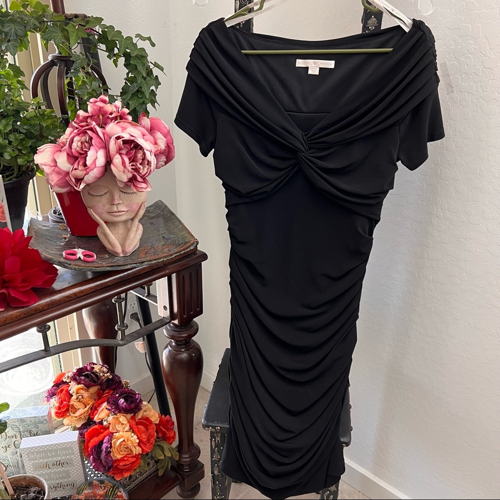 Boston Proper Ruched Body Con LBD
